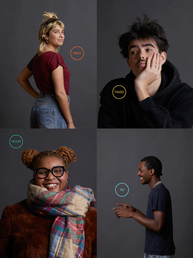 Image with four teenagers fair enough