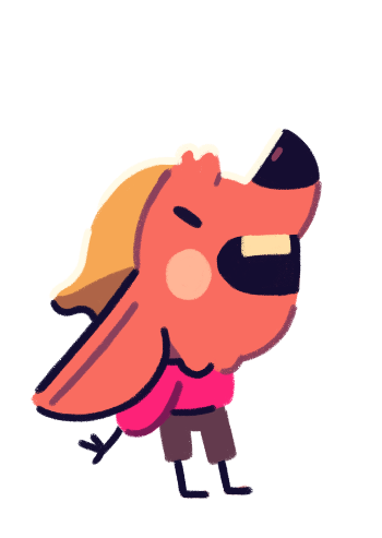 ESA drawing - boy walking into the forest at night